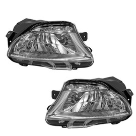 YINZINR Fog Lights Assembly for 2007-2010 Lexus LS460, Direct Replacement 8121150090 8122150090, Left + Right Pair, Halogen Housing (Bulbs Not Included)