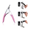 KIRA Nail Tip Clipper Edge Cutter Adjustable Stainless Steel False