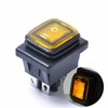WANGCL 5PCS LED Waterproof Toggle Switch 12V ON/OFF/ON 3 Position