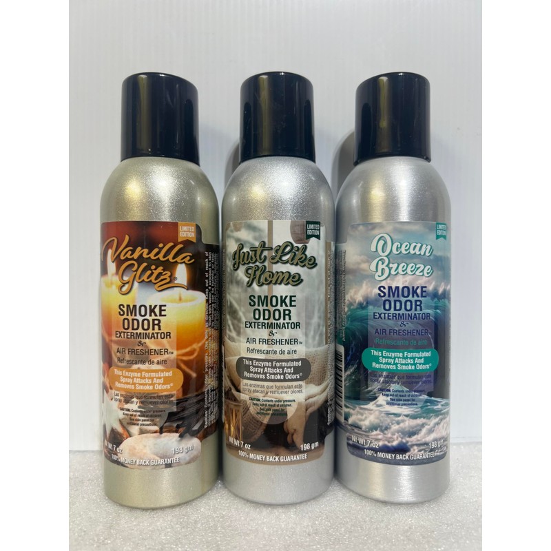 Smoke Odor Exterminator 198 gm/ 7 oz Large Spray Vanilla