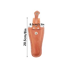 bjsdkff Pliers Leather Holder Leather Sheath Pliers Tool Holster,Gardening Pliers Pouch Scissors,Leather Holder Pouch Bag for Pruning Shears Pliers Scissors or Any Garden Knife (Brown)
