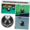 Kisangel Billiards Black Cue Ball Billiards Pool Balls 8 Billiard