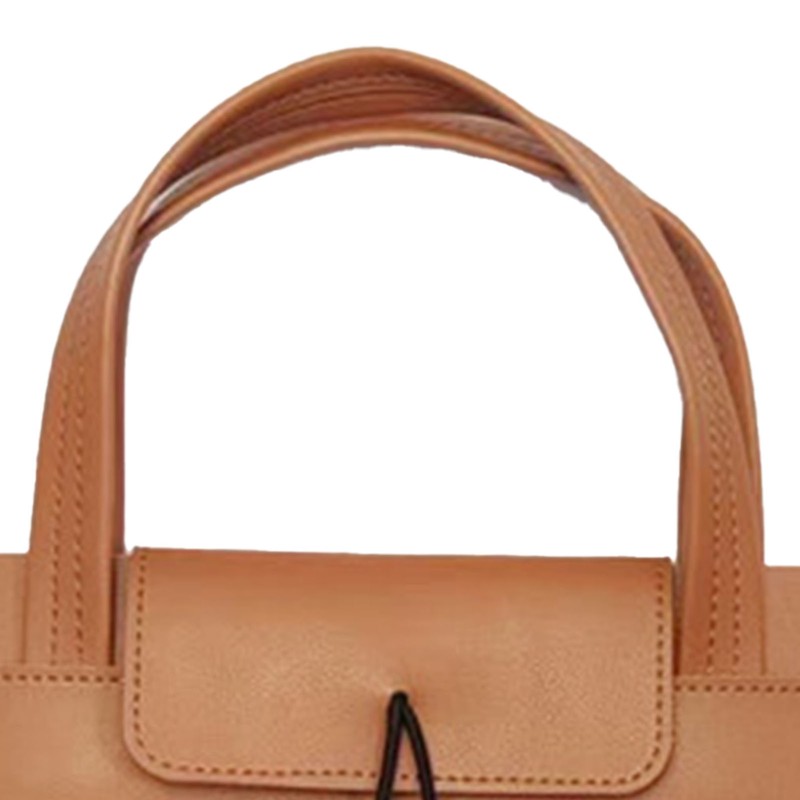 PU Leather Computer Bag Thin Lightweight Handheld Laptop Tote Bag