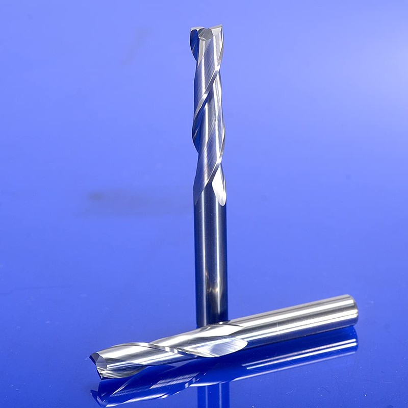 EU_HOZLY 3.175X1.5X12mm Two Flutes Solid Carbide Micro End Milling Cutters