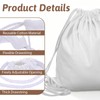 KALIONE Cotton Canvas Drawstring Backpack Bag, 1Pack Cotton Drawstring Bags,