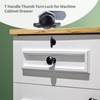 MY MIRONEY Thumb Operated Offset Cam Lock T Handle Thumb