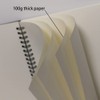 YUREE B5 Spiral Notebook/Spiral Journal Unruled, 100gsm Thick Blank Paper