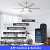52in Ceiling Fan with Light,Modern Ceiling Fan with Light and