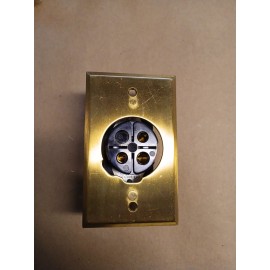 Russellstoll Russell Stoll F13528, 50A/250V, 3-Wire Receptacle, Ever-Lok, NEW Old Stock