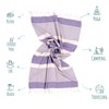 MOMOMUS Pack von 2 Fouta XL oder Strandhandtuch Baumwolle 100%