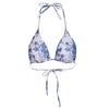 BERLOOK Bikini reversible para mujer, parte superior de corte alto,