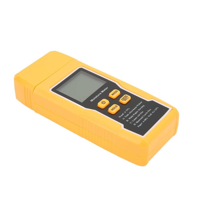 Wood Moisture Meter Humidity Tester Pin Type Large LCD Display