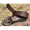Western Bull Genuine Leather Belt for Men, 1–1.2'' with Classic