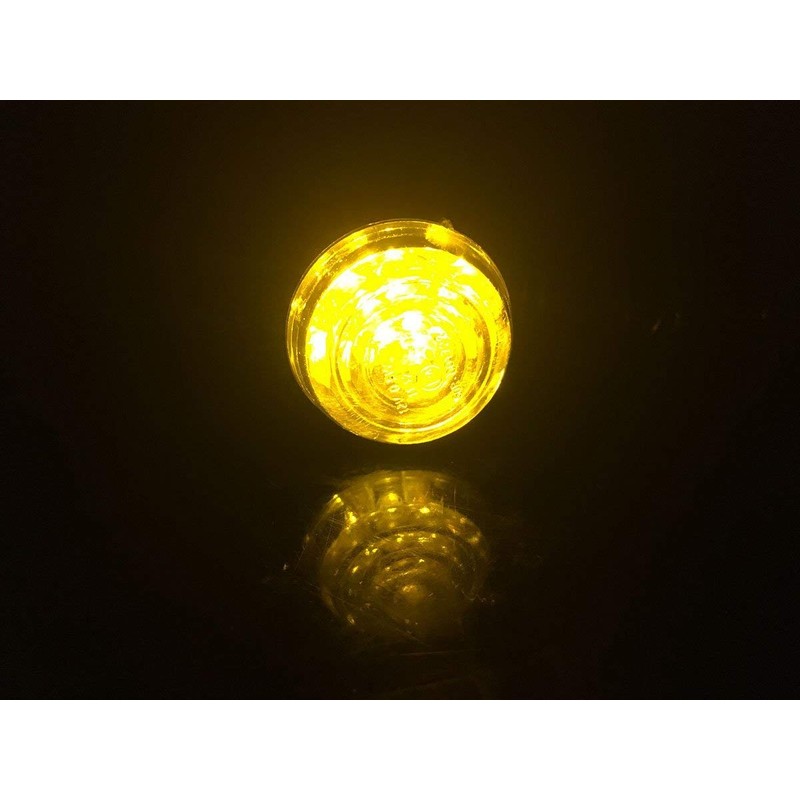 MotorToGo Chrome Bullet Motorcycle LED Turn Signal Indicators Blinkers with