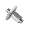 Straight Shower Arm with Flange, Ceiling Mount 3 Inches Rain