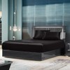 DuShow Fitted Sheet-Deep Pocket Satin Silky Bed Sheet,Breathable Soft and