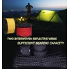 Hikeman HIKIMAN 50m Reflective Guyline Solid Braid Nylon Camping Rope