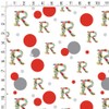 GRAPHICS & MORE Letter R Floral Monogram Initial Gift Wrap