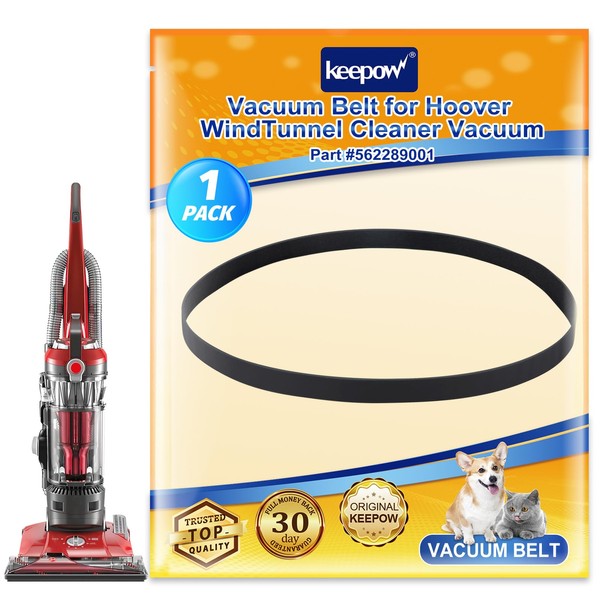 KEEPOW 562289001 Vacuum Belt for Hoover Windtunnel Vacuum Cleaner, Replace