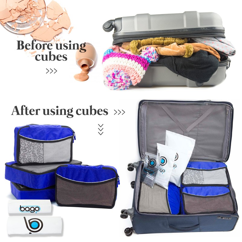 bago 7 Pcs Packing Cubes For Travel - 4 Packing