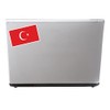 2 x 10cm Turkey Flag Vinyl Sticker Bike Laptop Car