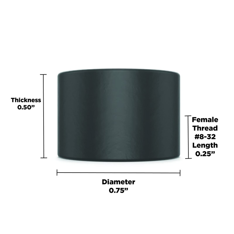 Isolate It!: Sorbothane Female Vibration Bumper Mount - #8-32 -