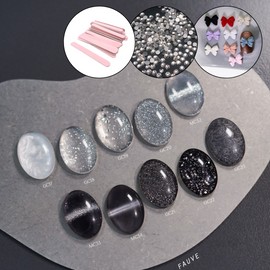 pov FOB Grit Reflective Glitter Magnet Gel + 30 Parts / 포브 그릿 반사글리터 자석젤+파츠 30개