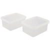 Nagao S-15 Storage Container, Square, Polypropylene, 16.9 fl oz (500