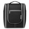 Travel toiletry bag for hanging., black