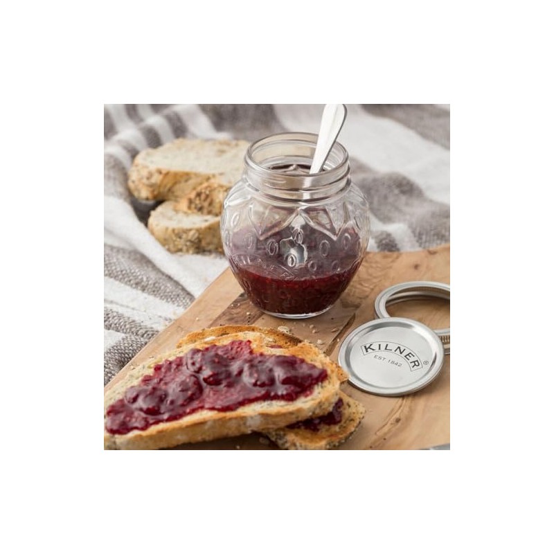 Rayware 6037373 Strawberry canning Jar Pack of 6