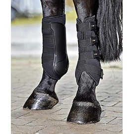 Gamaschen DRESSAGE-PRO, XL, schwarz