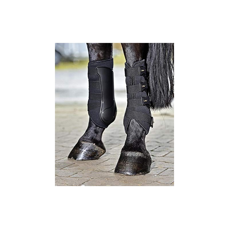 Gamaschen DRESSAGE-PRO, XL, schwarz