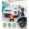 Bucket Dolly with Wheels,Heavy-Duty 360°Rolling Car Wash Bucket Dolly with