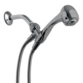 Niagara Conservation N2942CH Earth Spa 3-Spray with 1.25 GPM 2.7-in. Wall Mount Handheld Shower Head in Chrome, 1-Pack | Bathroom Shower Head Sprayer with Pressure Compensation Technology