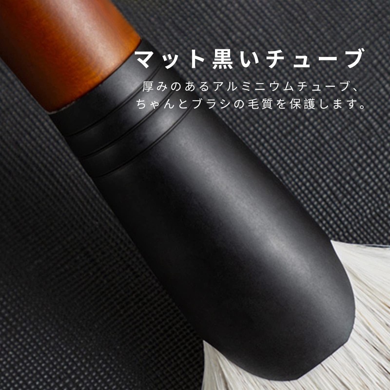 Y-KINZ Luxury Silver Fox Makeup Brush, Makeup Brush, Makeup Brush,