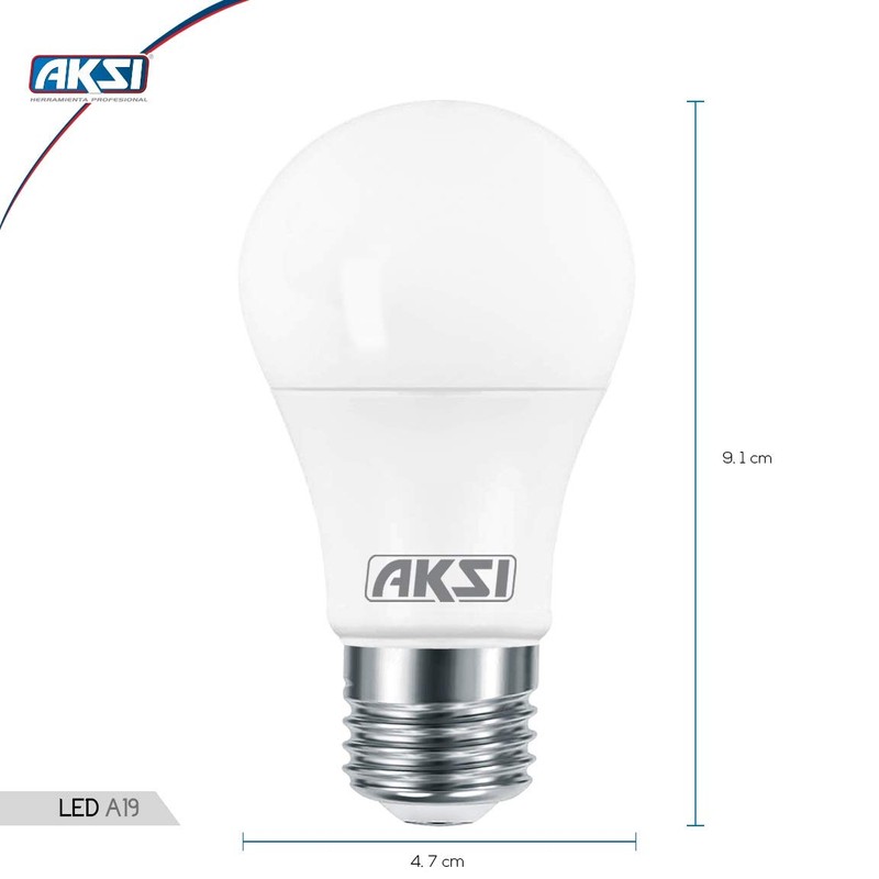 Aksi Pack de 10 Focos Led A15 Ajustable Base E27,