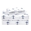 Chezmoi Collection 4-Piece Kids/Teens Nautical Sheet Set - Soft Microfiber