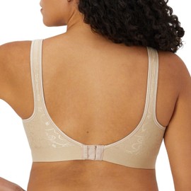 Bali Wireless, Comfort Revolution Full-Coverage Wirefree Bra for Women, Moisture-Wicking, Nude Swirl