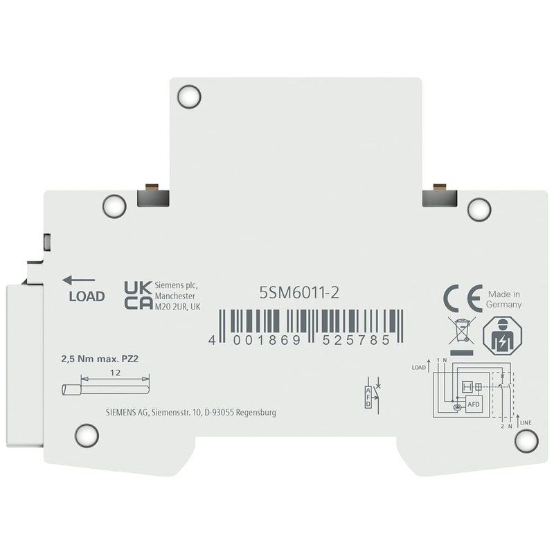 Siemens 5SM6011-2 Arc Fault Detection Unit 1-16A 230V For Mcb
