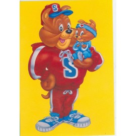 TOM & JERRY CARTOON SCENE SPIKE AND TYKE POSTCARD-4"X6"-BULLDOG (#32*)