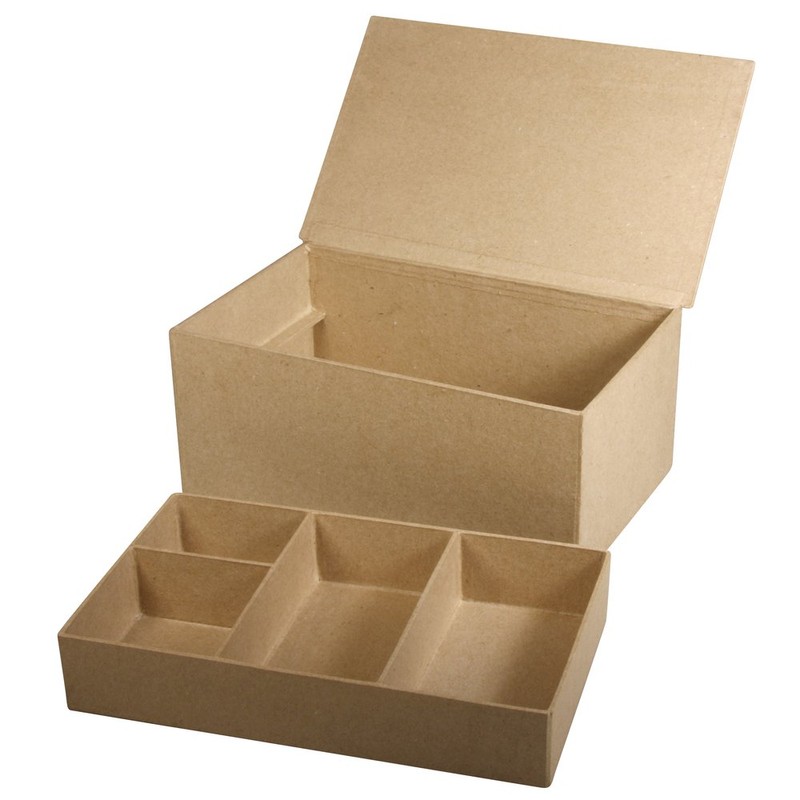 RAYHER 71947000 Pappmit Sorting Box FSC Recycled100%, 22.5 x 14