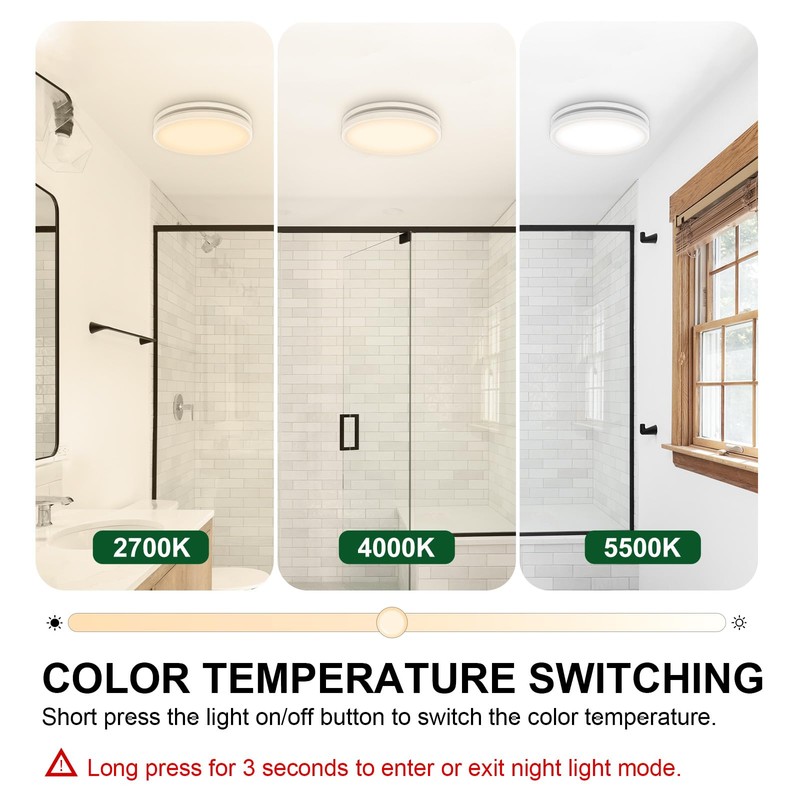 Akicon Dimmer Switch for Bathroom Fan, Fan Control and Dimmer