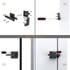 Sdstone Double Side Gate Latch,Heavy Duty Swinging Door Latch Gate