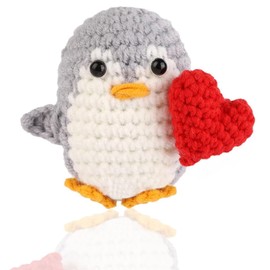 JAWUZ Mini Positive Penguin, Penguin Gift, Funny Pocket Hug, Cute Penguin Toy, I Love You Gifts for Mum, Men, Women, Positive Penguin, Birthday Anniversary Gift, a