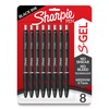 Sharpie S-Gel, Gel Pens, Medium Point (0.7mm), Black Ink Gel