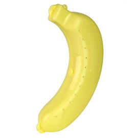 Banana Protector Box, Cute 3 Colors Plastic Fruit Banana Protector Box Holder Case Lunch Container Storage 19.5 * 13 * 4.4cm/7.6 * 5.1 * 1.7inch(02)