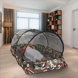 Outdoor Camping Mosquito Net, Foldable Insect-proof Tent, Folding Mosquito Net for Camping, Hiking, Barbecue, Study Abroad, Travel, Outdoor Activities, Survival Supplies