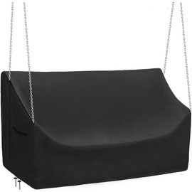 HEPOVER Hanging Porch Swing Cover 56Inch Waterproof Hanging Outdoor Swing Cover Garden Hammock Swing Chair Cover