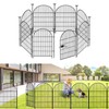 ADAVIN Garden Fence Animal Barrier with Gate 40 in(H)×18 Ft(L)