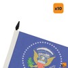 AZ FLAG - 10 x USA President Table Flags -